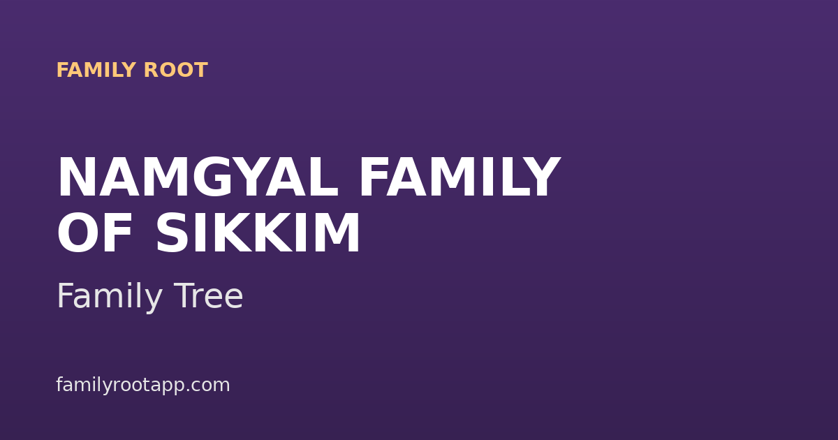 Namgyal Family Tree: The Story Behind Sikkim's Last Buddhist Royal Family