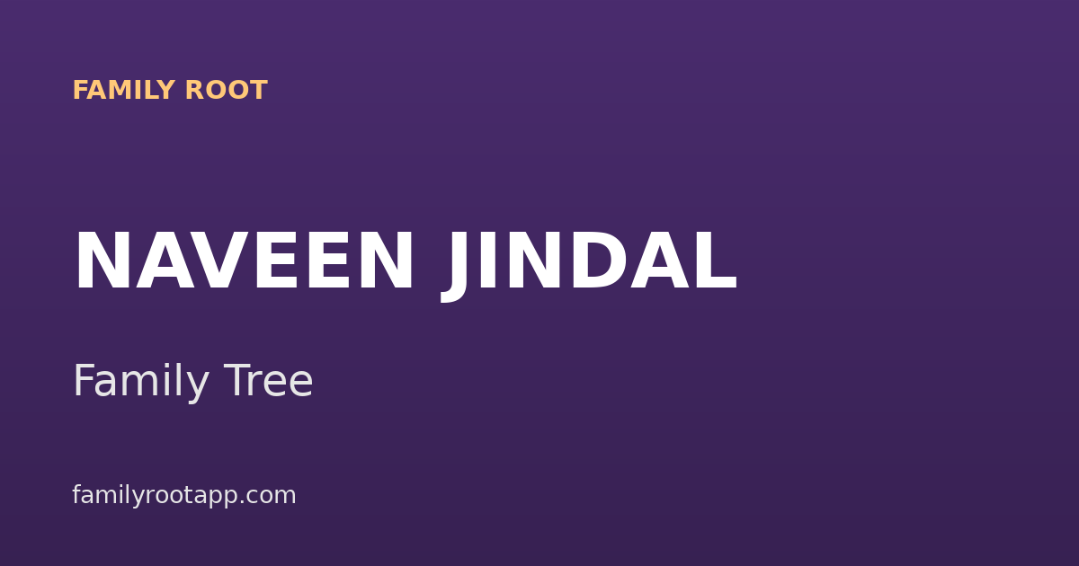 Naveen Jindal Family Tree: The Story Behind Jindal Steel and Power