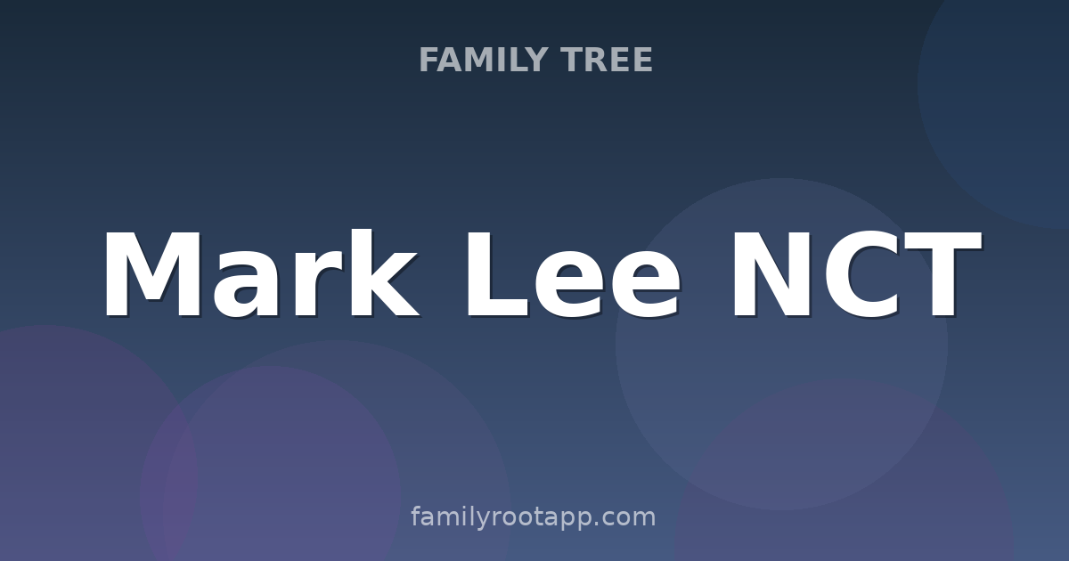 NCT Mark Lee Family Tree: The Story Behind NCT's Canadian-Korean Rapper