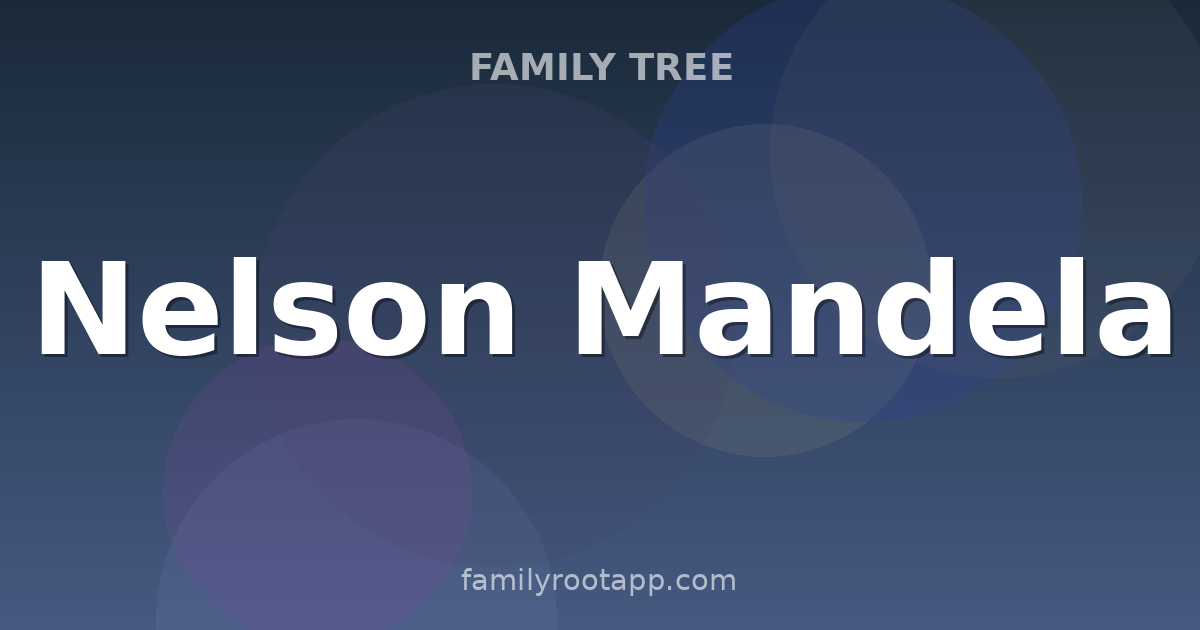 Nelson Mandela Family Tree: The Story Behind South Africa's Anti-Apartheid Leader