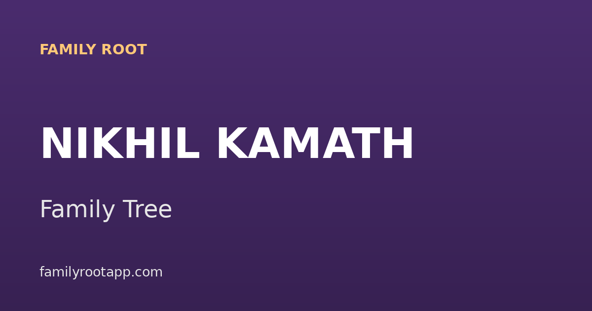 Nikhil Kamath Family Tree: The Story Behind the Younger Half of the Zerodha Brothers