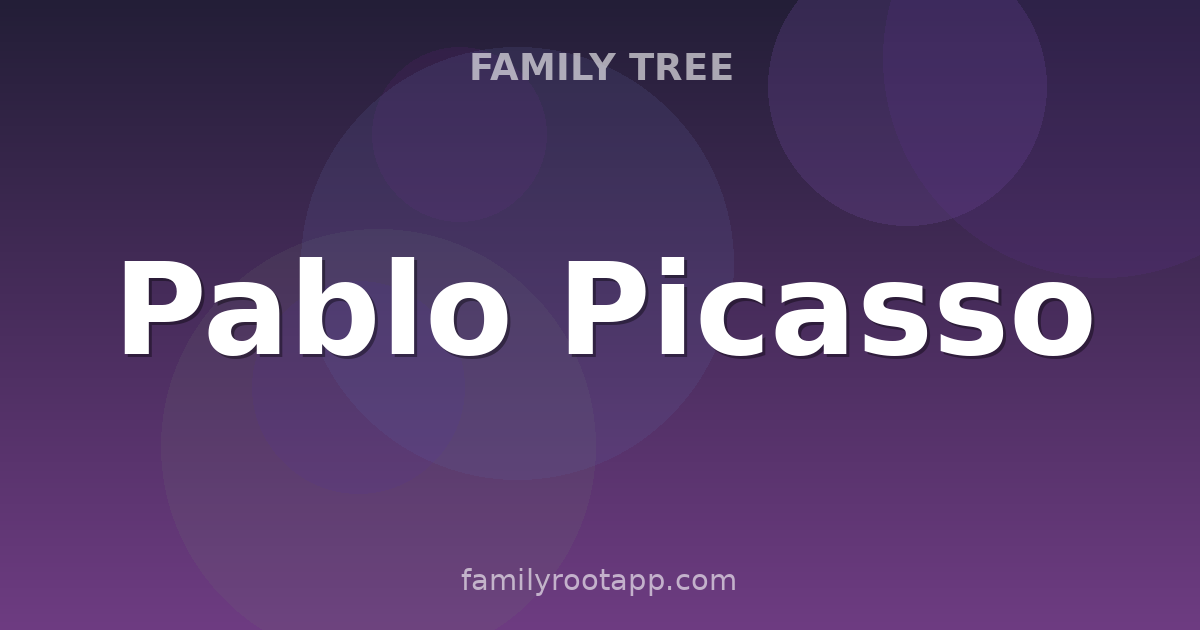 Pablo Picasso Family Tree: The Story Behind Cubism's Founder