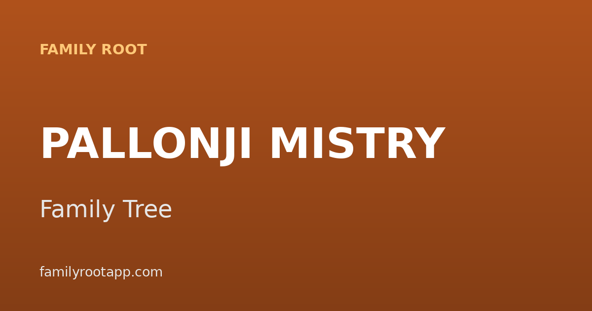 Pallonji Mistry Family Tree: The Story Behind the Shapoorji Pallonji Group