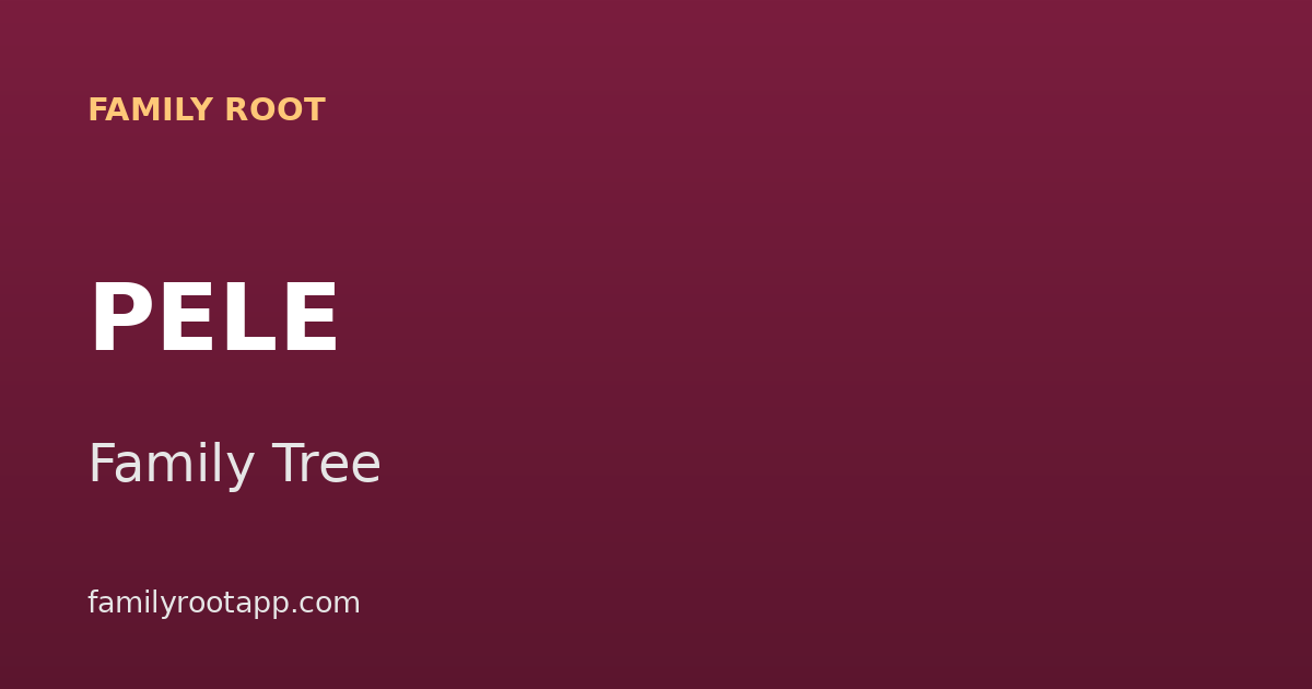 Pelé Family Tree: The Story Behind the Greatest Footballer of the 20th Century