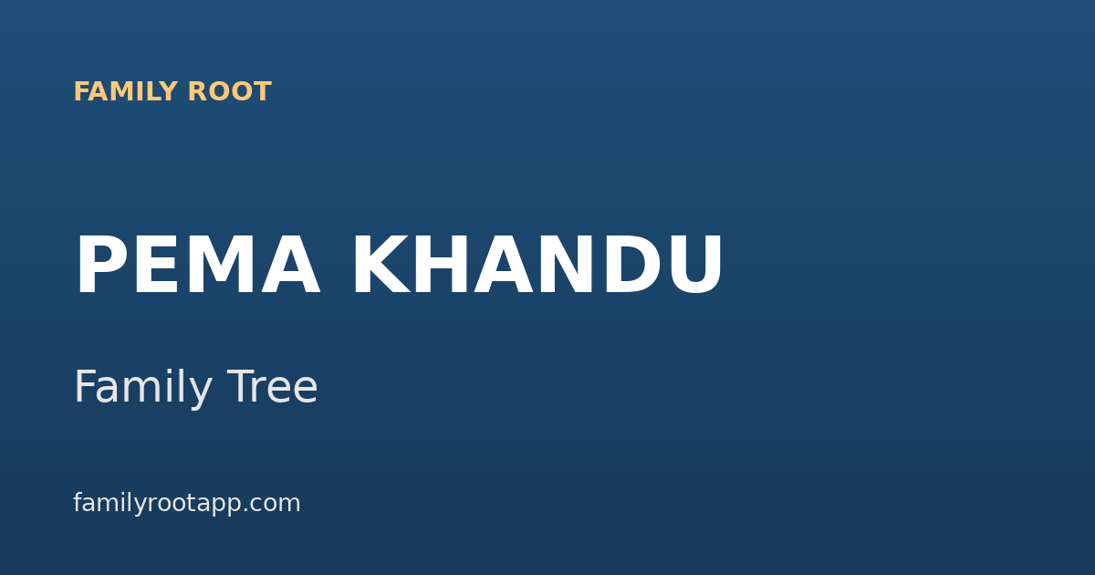 Pema Khandu Family Tree: The Story Behind Arunachal Pradesh's Long-Serving Chief Minister