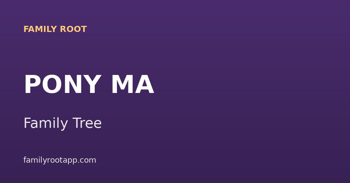Pony Ma Family Tree: The Story Behind Tencent's Founder