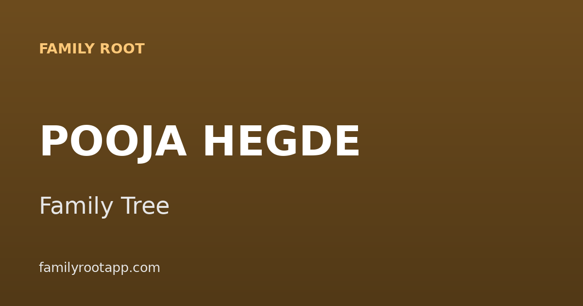Pooja Hegde Family Tree: The Story Behind a Pan-Indian Leading Lady