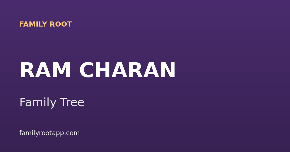 Ram Charan Family Tree: The Story Behind Telugu Cinema's Mega Family Heir