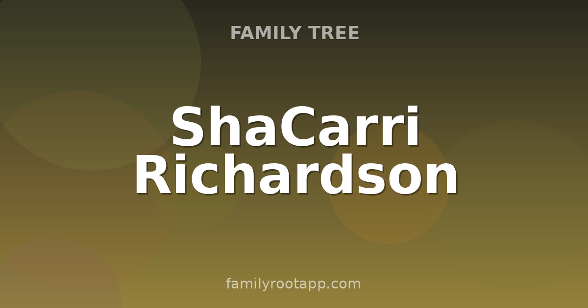ShaCarri Richardson Family Tree: The Story Behind USA's Sprint Star