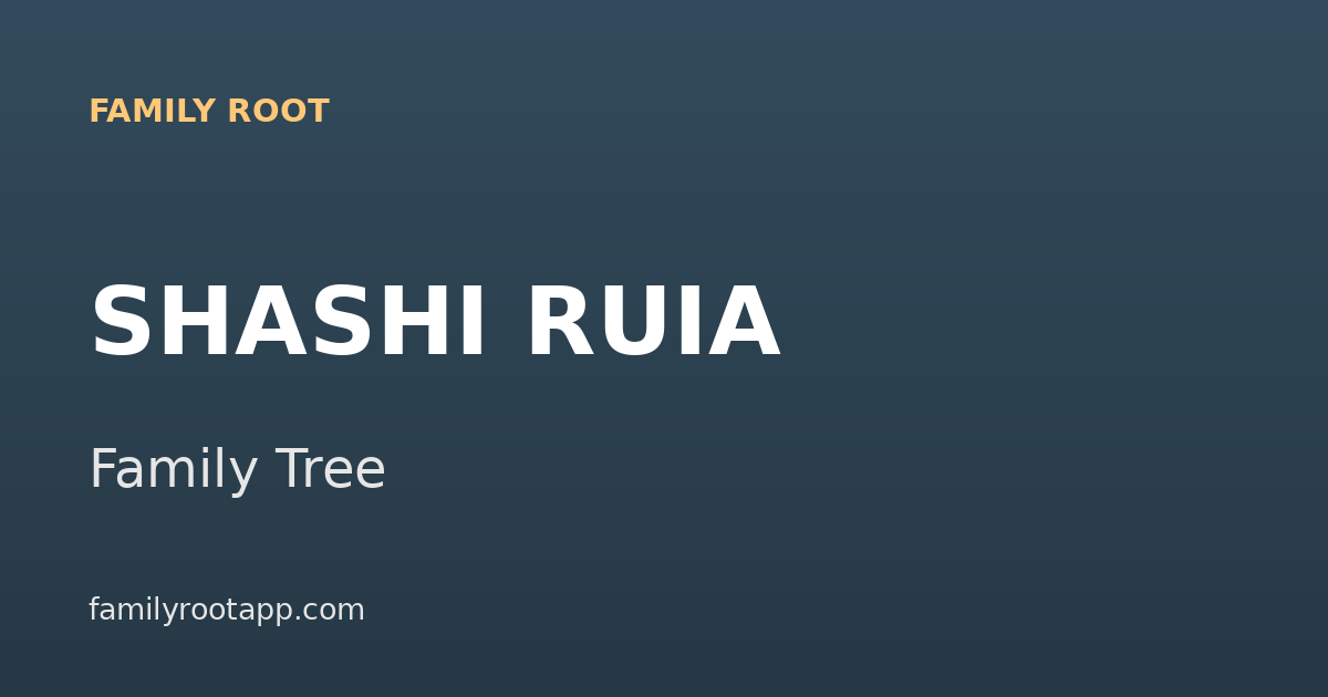 Shashi Ruia Family Tree: The Story Behind the Essar Group
