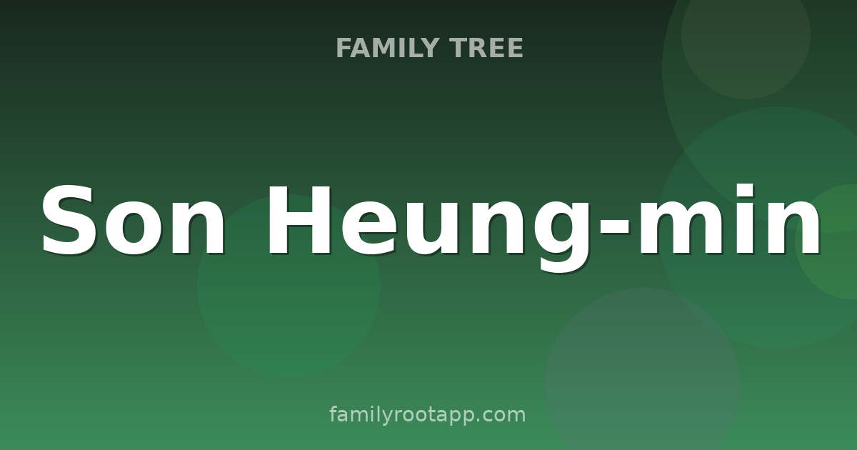 Son Heung-min Family Tree: The Story Behind South Korea's Captain