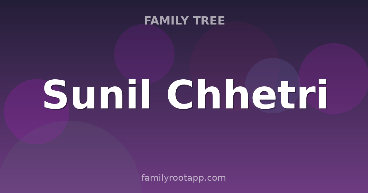 Sunil Chhetri Family Tree: The Story Behind India's Football Captain