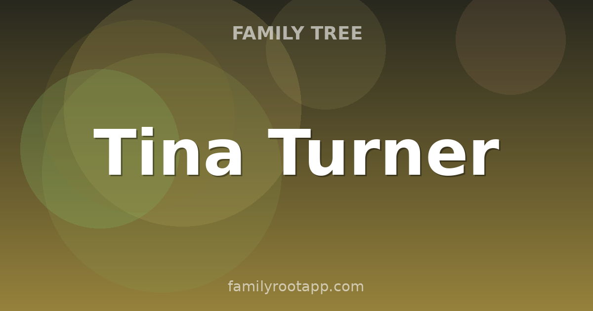 Tina Turner Family Tree: The Story Behind The Queen of Rock 'n' Roll