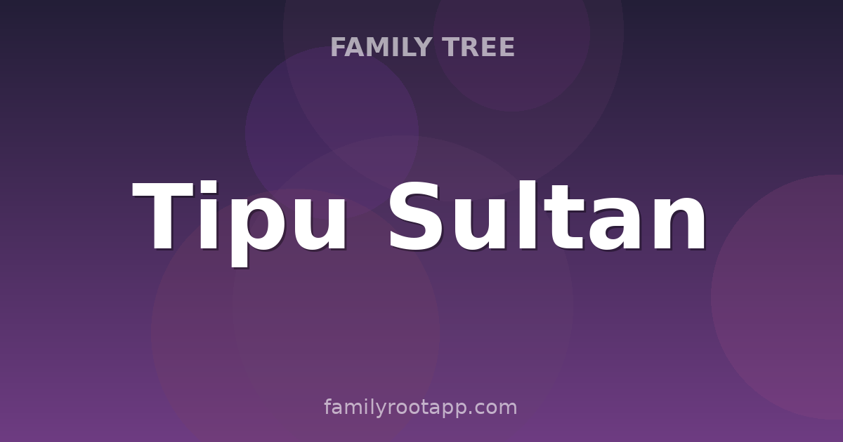Tipu Sultan Family Tree: The Story Behind The Tiger of Mysore