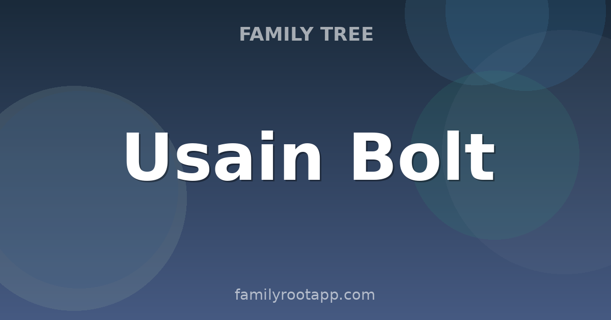 Usain Bolt Family Tree: The Story Behind The Fastest Man Ever
