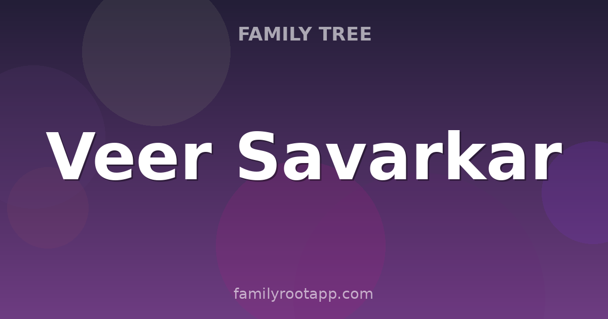 Veer Savarkar Family Tree: The Story Behind Hindutva's Architect