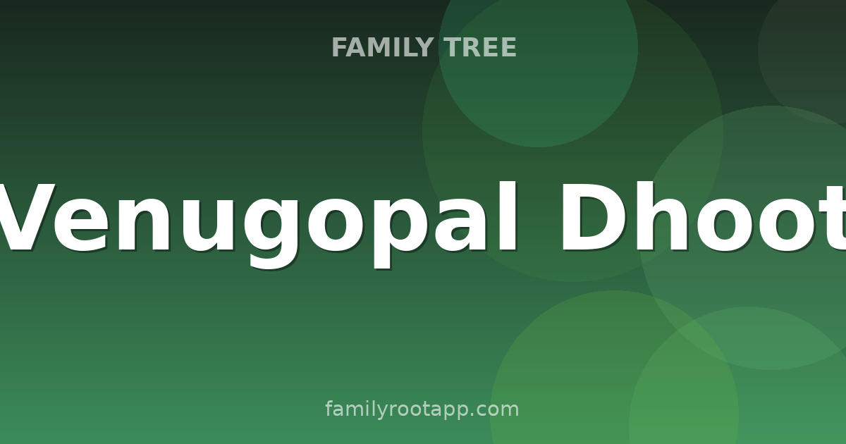 Venugopal Dhoot Family Tree: The Story Behind Videocon's Founder