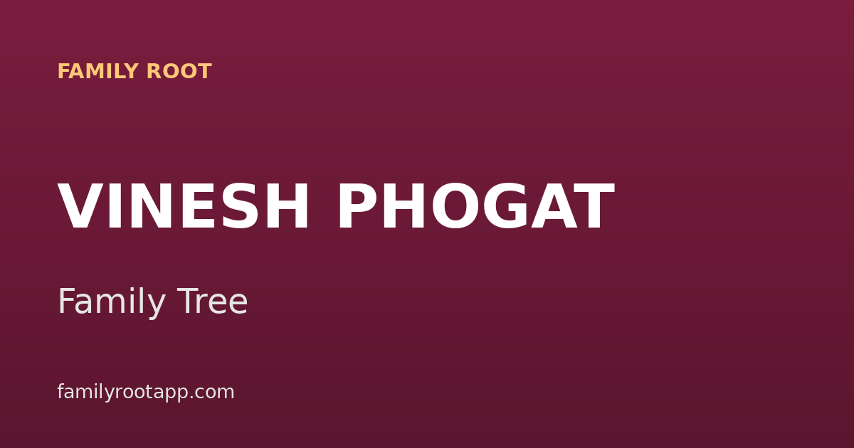 Vinesh Phogat Family Tree: The Story Behind Indian Wrestling's Most Famous Family
