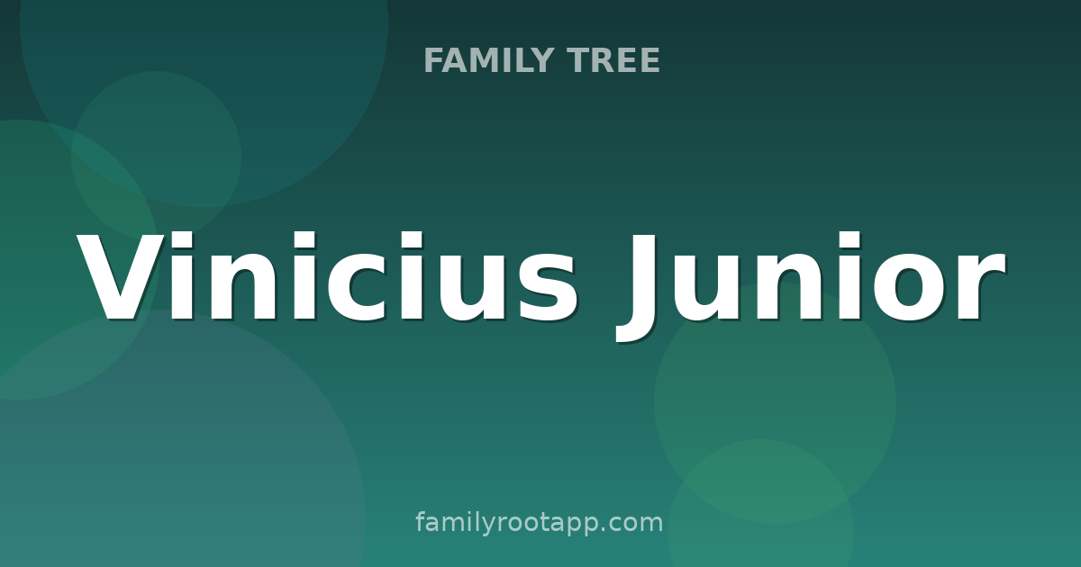 Vinicius Junior Family Tree: The Story Behind Real Madrid's Brazilian Star