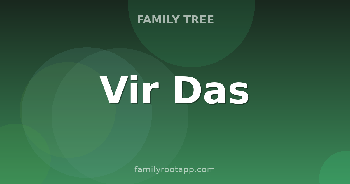 Vir Das Family Tree: The Story Behind India's First International Emmy Comedian