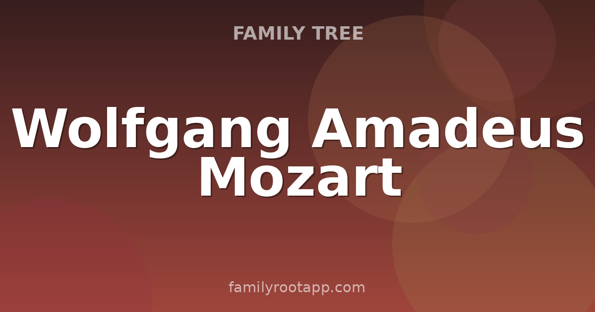 Wolfgang Amadeus Mozart Family Tree: The Story Behind Classical Music's Boy Genius